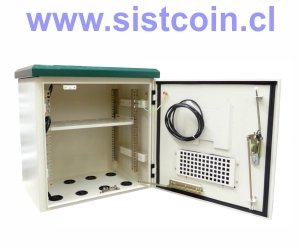 Gabinete Rack Exterior 10U IP65 Fondo 660 Modelo SIS-2651